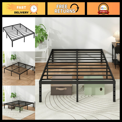 King size metal platform - size,