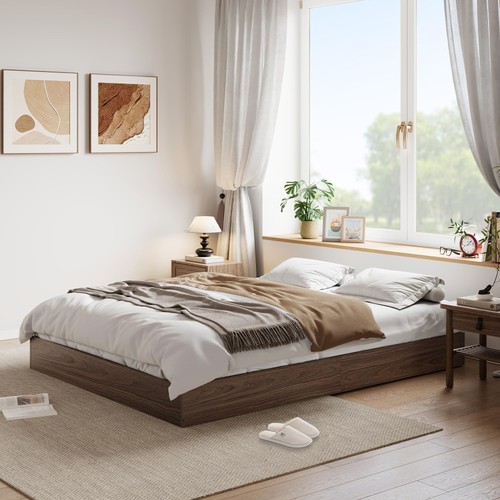 King size wooden platform - size,
